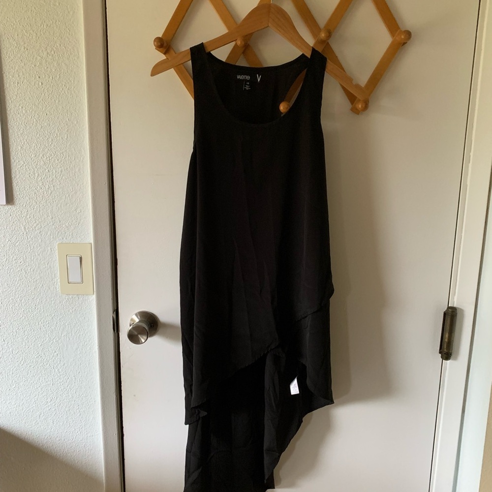 Women's Black Hi-low Tank